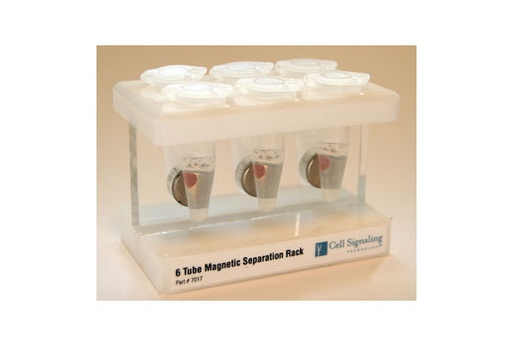 [003.7017S] 6-Tube Magnetic Separation Rack [1units]